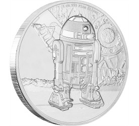 Star Wars Classic 1 Oz Silver Coin R2-D2
